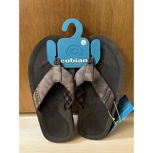 NEW Cobian Men's ARV 2 TREK Flip Flop Sandal Brown Chocolate Size US 9